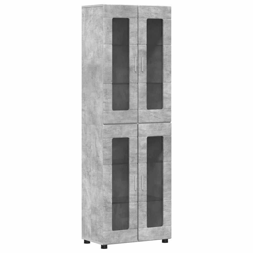 Highboard FLORIN Beton Grau 60x35x182cm
