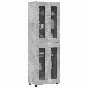 Highboard FLORIN Beton Grau 60x35x182cm