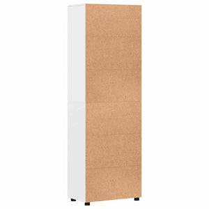 Highboard FLORIN Hochglanz Weiß 60x35x182cm