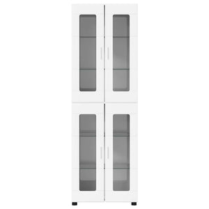 Highboard FLORIN Hochglanz Weiß 60x35x182cm