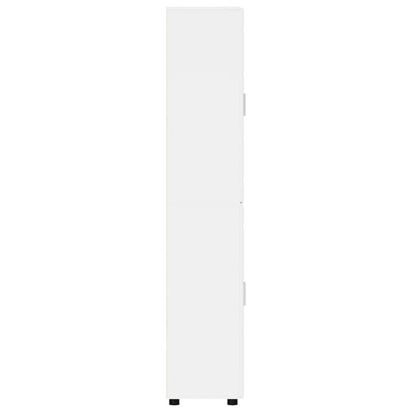 Highboard FLORIN Hochglanz Weiß 60x35x182cm