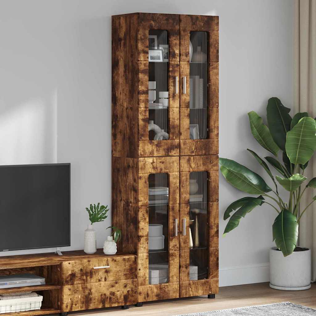Highboard FLORIN Geräucherte Eiche 182cm