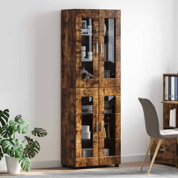 Highboard FLORIN Geräucherte Eiche 182cm