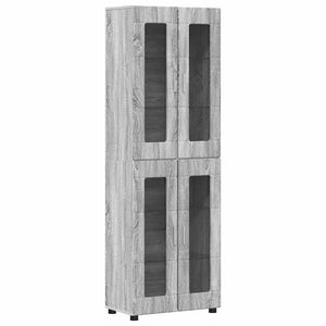 Highboard FLORIN Grau Sonoma 60x35x182cm