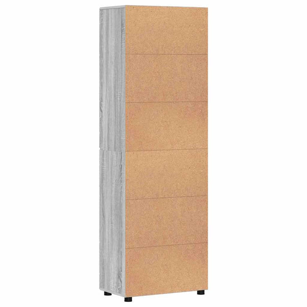 Highboard FLORIN Grau Sonoma 60x35x182cm