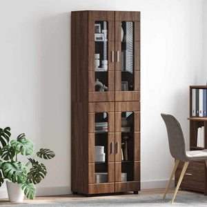 Highboard FLORIN Braun Eichen-Optik, 182 cm