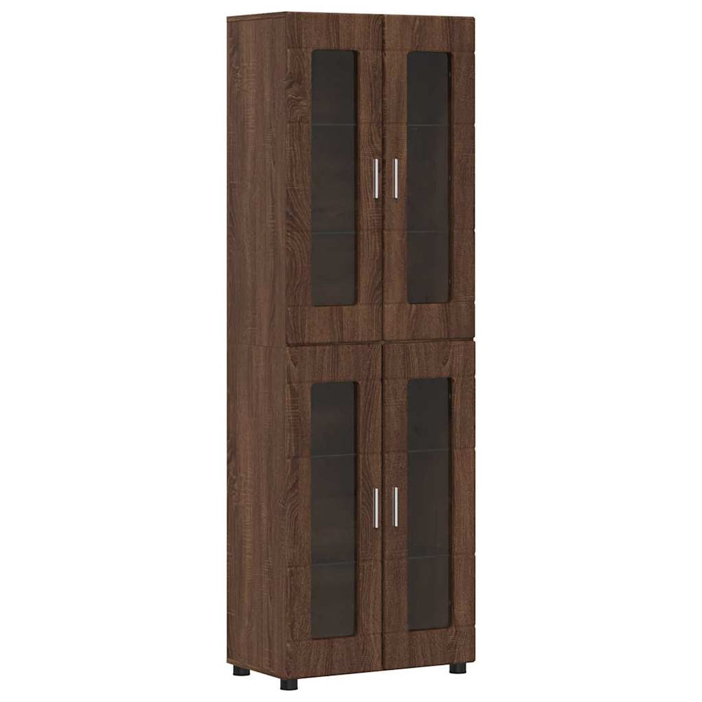 Highboard FLORIN Braun Eichen-Optik, 182 cm