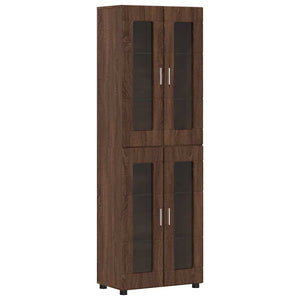 Highboard FLORIN Braun Eichen-Optik, 182 cm