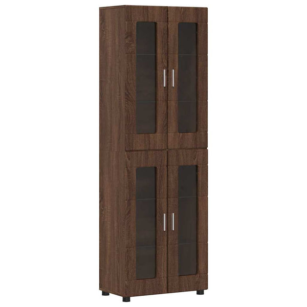 Highboard FLORIN Braun Eichen-Optik, 182 cm