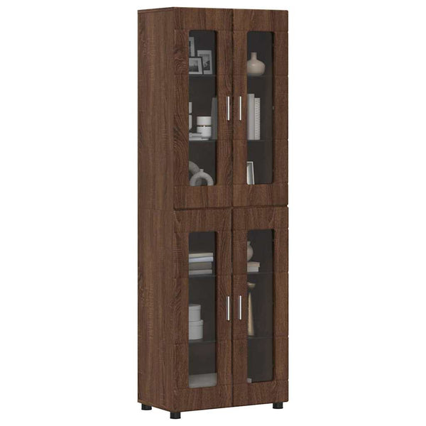 Highboard FLORIN Braun Eichen-Optik, 182 cm