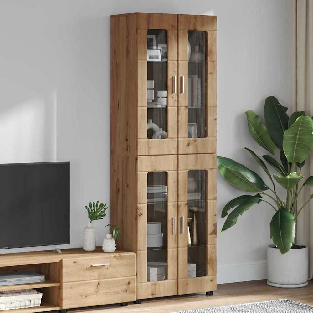 Highboard FLORIN Artisan Eiche 60x35x182 cm