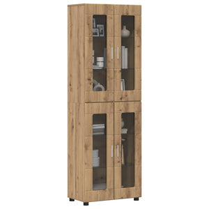 Highboard FLORIN Artisan Eiche 60x35x182 cm