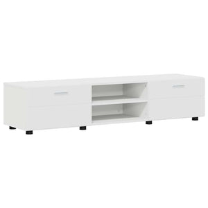 vidaXL Meuble TV avec tiroirs FLORIN 3 pcs Bois d'ingénierie Blanc