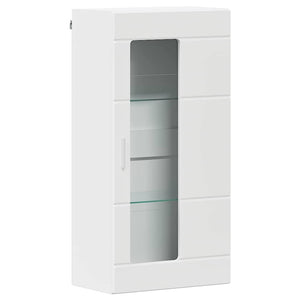 vidaXL Meuble TV avec tiroirs FLORIN 3 pcs Bois d'ingénierie Blanc