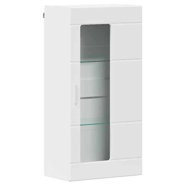 vidaXL Meuble TV avec tiroirs FLORIN 3 pcs Bois d'ingénierie Blanc