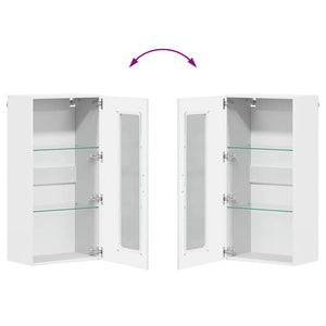 vidaXL Meuble TV avec tiroirs FLORIN 3 pcs Bois d'ingénierie Blanc