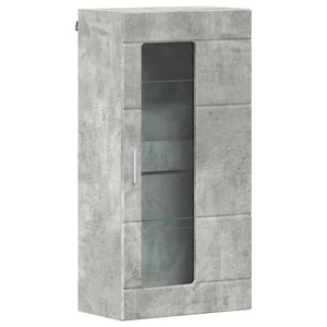 TV-Schrank Set mit Regal Beton Grau