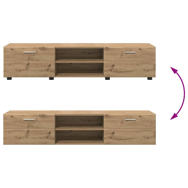 TV-Schrank Set FLORIN Artisan-Eiche 3-teilig