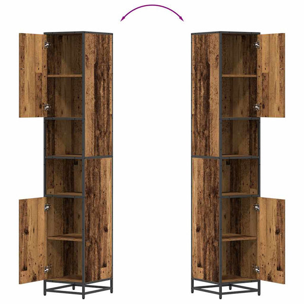 Badezimmermöbel Set Altholz 188cm