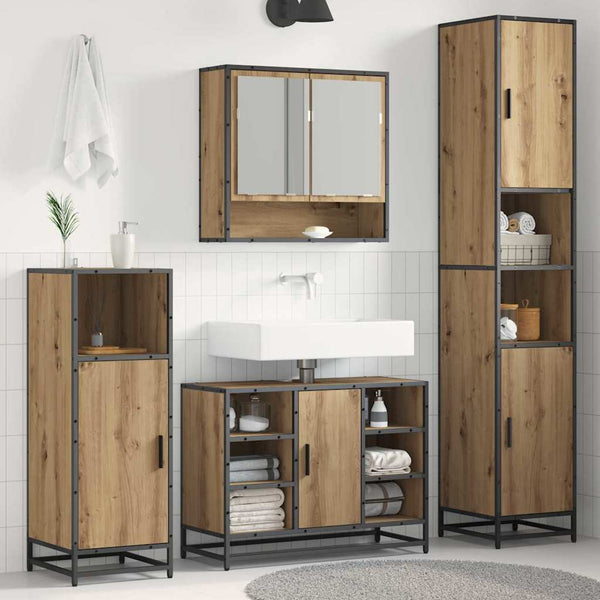 Badezimmermöbel Set Artisan-Eiche 188,5cm