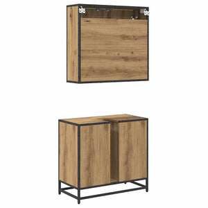 Badezimmermöbel Set Artisan Eiche mit Regal