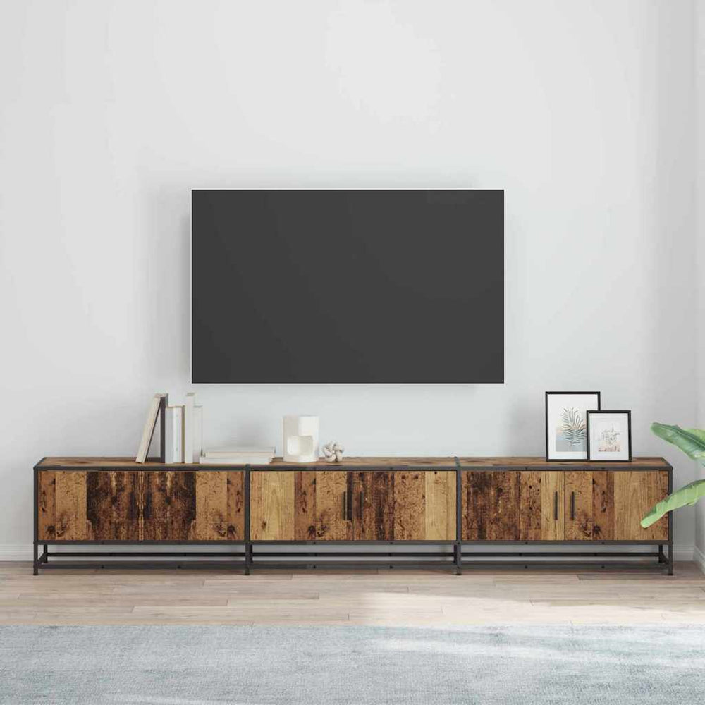 TV-Möbel Set, Altholz, 240 cm