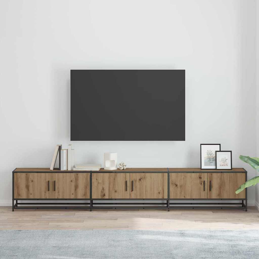 TV-Möbel Set Artisan-Eiche 240 cm