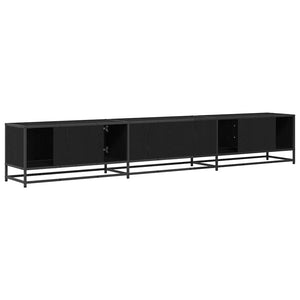 TV-Einheit 2er-Set, Schwarz Eichen-Optik, 240 cm