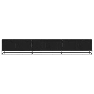 TV-Einheit 2er-Set, Schwarz Eichen-Optik, 240 cm