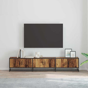 TV-Einheit 2er Set Altholz 210 cm