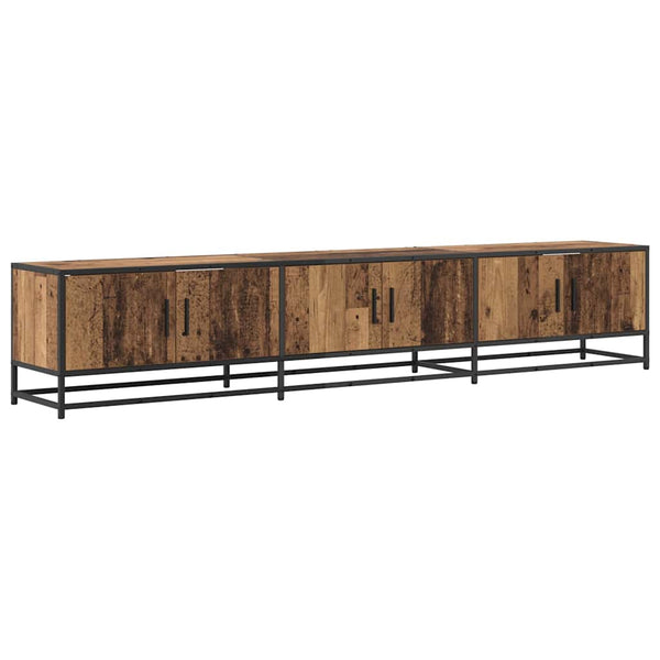 TV-Einheit 2er Set Altholz 210 cm