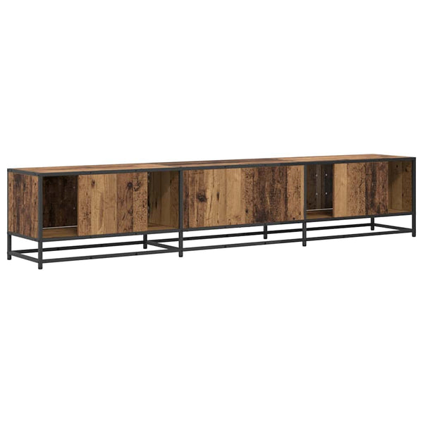 TV-Einheit 2er Set Altholz 210 cm