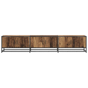 TV-Einheit 2er Set Altholz 210 cm