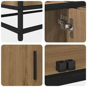 TV-Möbel Set Artisan-Eiche 210 cm