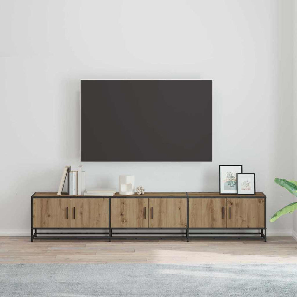 TV-Möbel Set Artisan-Eiche 210 cm