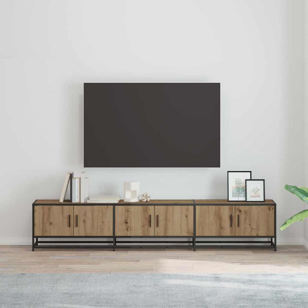 TV-Möbel Set Artisan-Eiche 210 cm