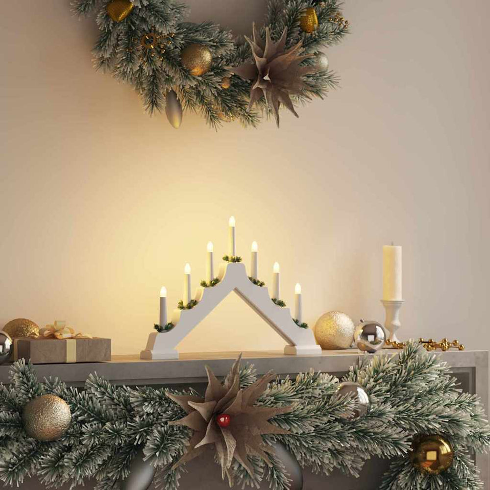 Weihnachtskerzenbrücke mit 7 LEDs
