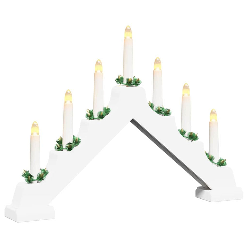 Weihnachtskerzenbrücke mit 7 LEDs