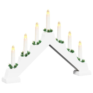 Weihnachtskerzenbrücke mit 7 LEDs