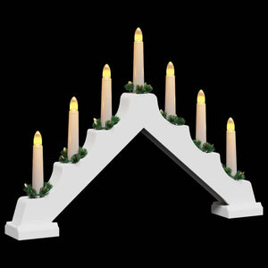 Weihnachtskerzenbrücke mit 7 LEDs