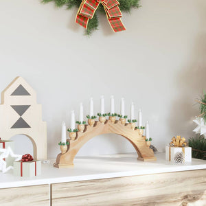 LED Weihnachtskerzenbogen Braun