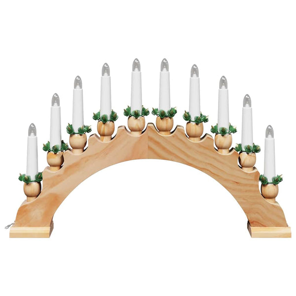 LED Weihnachtskerzenbogen Braun