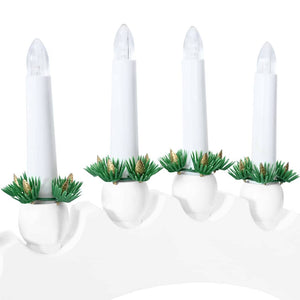 Weihnachtskerzenbogen mit 10 LED Kerzen