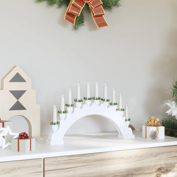 Weihnachtskerzenbogen mit 10 LED Kerzen