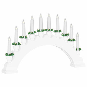 Weihnachtskerzenbogen mit 10 LED Kerzen
