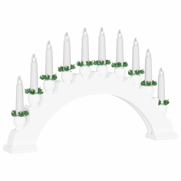 Weihnachtskerzenbogen mit 10 LED Kerzen