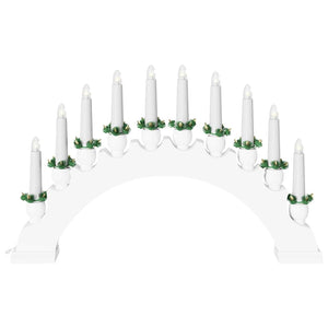 Weihnachtskerzenbogen mit 10 LED Kerzen