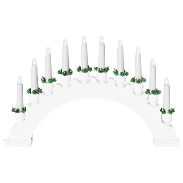 Weihnachtskerzenbogen mit 10 LED Kerzen
