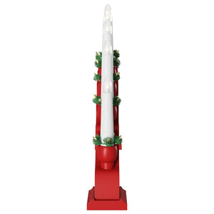 Weihnachtskerzenbogen mit LED-Kerzen, 3er-Set