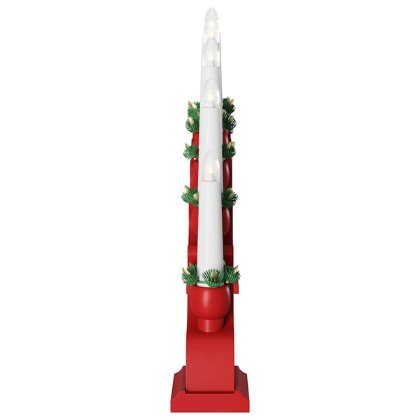 Weihnachtskerzenbogen mit LED-Kerzen, 3er-Set